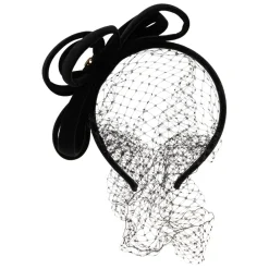 RED Valentino Huer & Kasketter*Elegant Hårbøjle med Sløjfe Sort