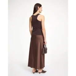 By Malene Birger Nederdele*Elegant Karaffel Maxi Nederdel Brun