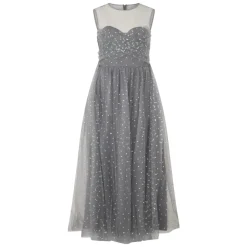 RED Valentino Kjoler*Elegant Lang Kjole Grå