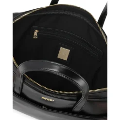 Kazar Laptop Tasker*Elegant læder computertaske Sort