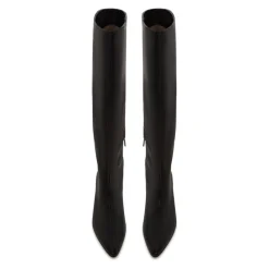 Cesare Gaspari Støvler*Elegant Læder Støvle til Knæet Sort