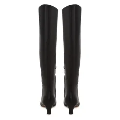 Cesare Gaspari Støvler*Elegant Læder Støvle til Knæet Sort