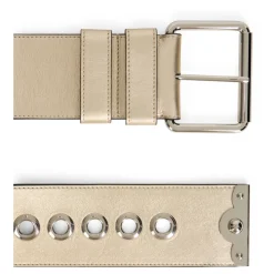 RED Valentino Bælter*Elegant Læderbælte Gul