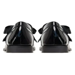 Cesare Gaspari Loafers*Elegant loafers med guld sløjfe Dorothy - Patent Sort