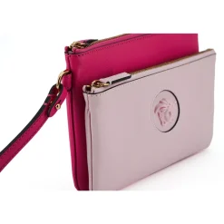 Versace Clutch*Elegant Læder Pung Clutch Pink