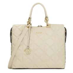 Kazar Laptop Tasker*Elegant quiltet lædertaske Beige