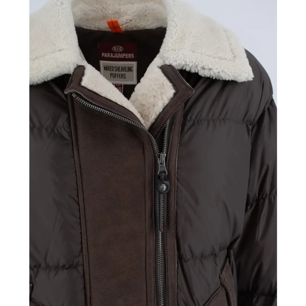 Parajumpers Jakker*Elegant Shearling Dunjakke Brun