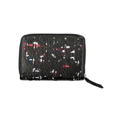 Desigual Punge & Kortholder*Elegant Sort Pung med Lynlås og Kontrastfarvede Accenter Multifarvet