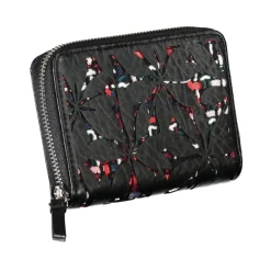 Desigual Punge & Kortholder*Elegant Sort Pung med Lynlås og Kontrastfarvede Accenter Multifarvet
