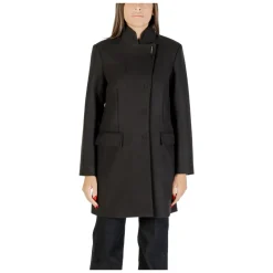 Liu Jo Frakker*Elegant Uldfrakke Sort