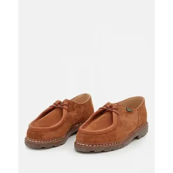 Paraboot Snøresko*Elegante læder ballerinasko Brun