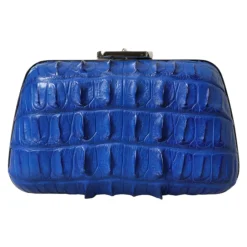 Balenciaga Clutch*Elektrisk Bl Crocodile Lder Clutch Blå