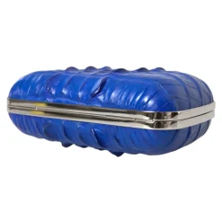 Balenciaga Clutch*Elektrisk Bl Crocodile Lder Clutch Blå