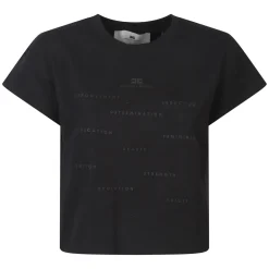 Elisabetta Franchi T-Shirts*T-shirts og Polos Sort