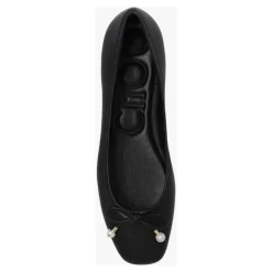 Jimmy Choo Ballerina Sko*Elme Ballerinaer i Læder Sort