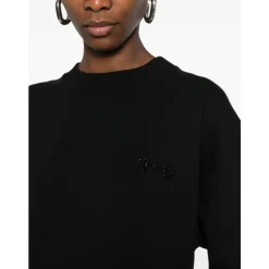 Gucci Sweatshirts*Embellished Crewneck Sweater Sort
