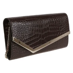 Jimmy Choo Clutch*Emmie Clutch Brun