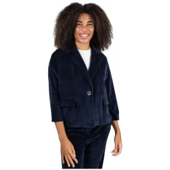 Circolo 1901 Jakker*Enkeltradet Velour Blazer Blå