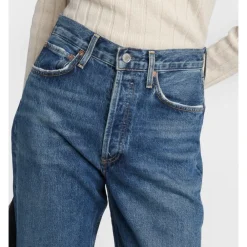 Agolde Jeans*90'erne Straight Leg Jeans Essence Blå