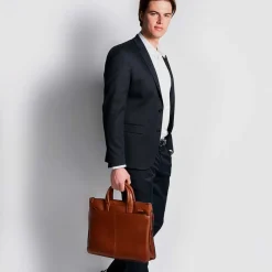 Piquadro Laptop Tasker*Expandable, slim laptop bag 15,6 Brun