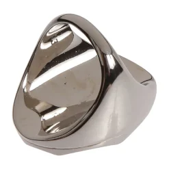 Alexander McQueen Smykker*Facetteret Sten Tyk Båndring Grå