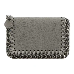 Stella McCartney Bæltetasker*Falabella Small Flap Wallet Grå