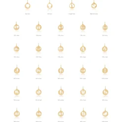 Frk. Lisberg Smykker*Familie Halskæde med 14K d Vedhæng Gul