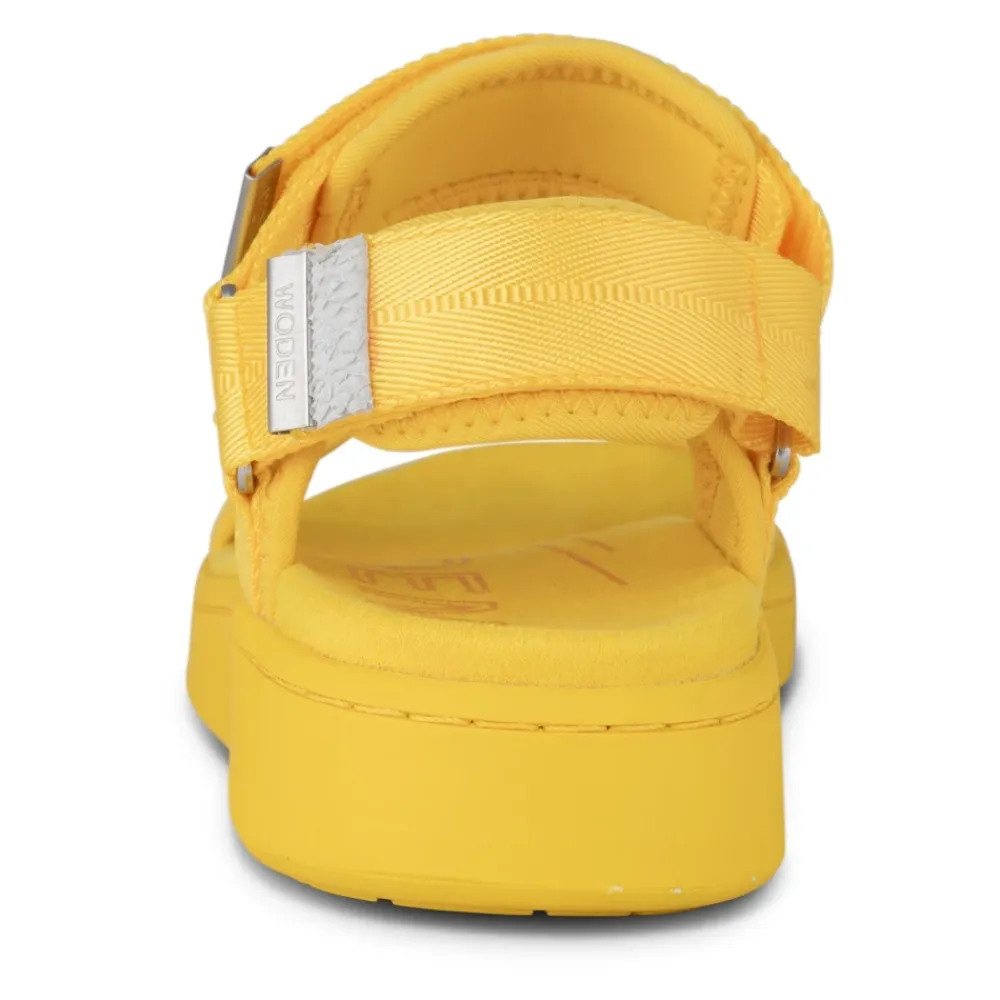 Woden Sandaler*Farverig Frugtsandal med Natural Soft-teknologi Gul