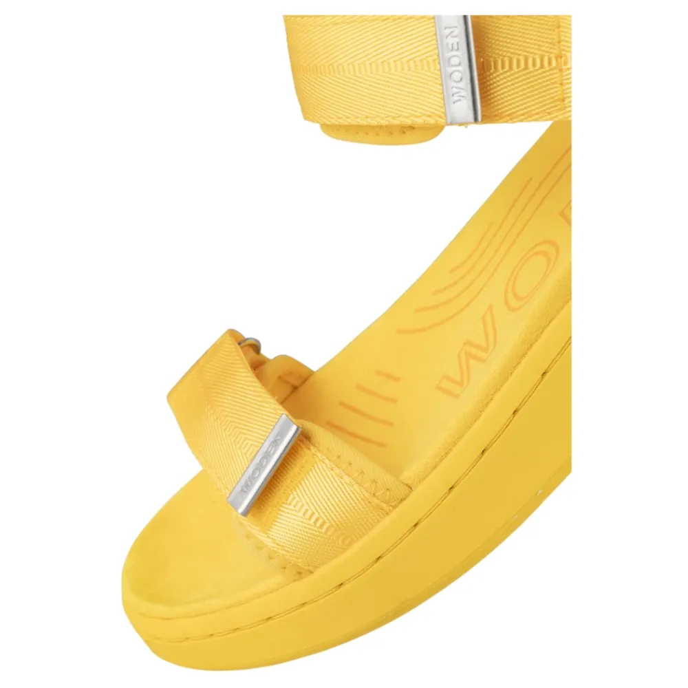 Woden Sandaler*Farverig Frugtsandal med Natural Soft-teknologi Gul