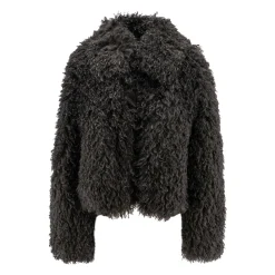 STAND STUDIO Jakker*Faux Fur Jakke Grå