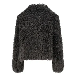 STAND STUDIO Jakker*Faux Fur Jakke Grå