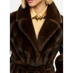Cesare Gaspari Jakker*Faux Fur Shearling Jackets Brun