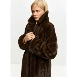 Cesare Gaspari Jakker*Faux Fur Shearling Jackets Brun