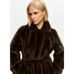 Cesare Gaspari Jakker*Faux Fur Shearling Jackets Brun
