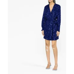 ROTATE Birger Christensen Kjoler*Festkjole Blå