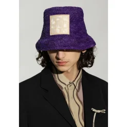 Jacquemus Huer & Kasketter*Ficiu Hat Lilla