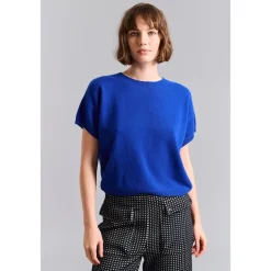 Bitte Kai Rand Striktrøjer & Sweatere*Fin Strikbluse Blå