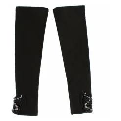 Dolce & Gabbana Handsker*Fingerløse Albuelange Handsker Sort