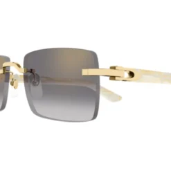 Cartier Solbriller*Firkantede Solbriller Gul