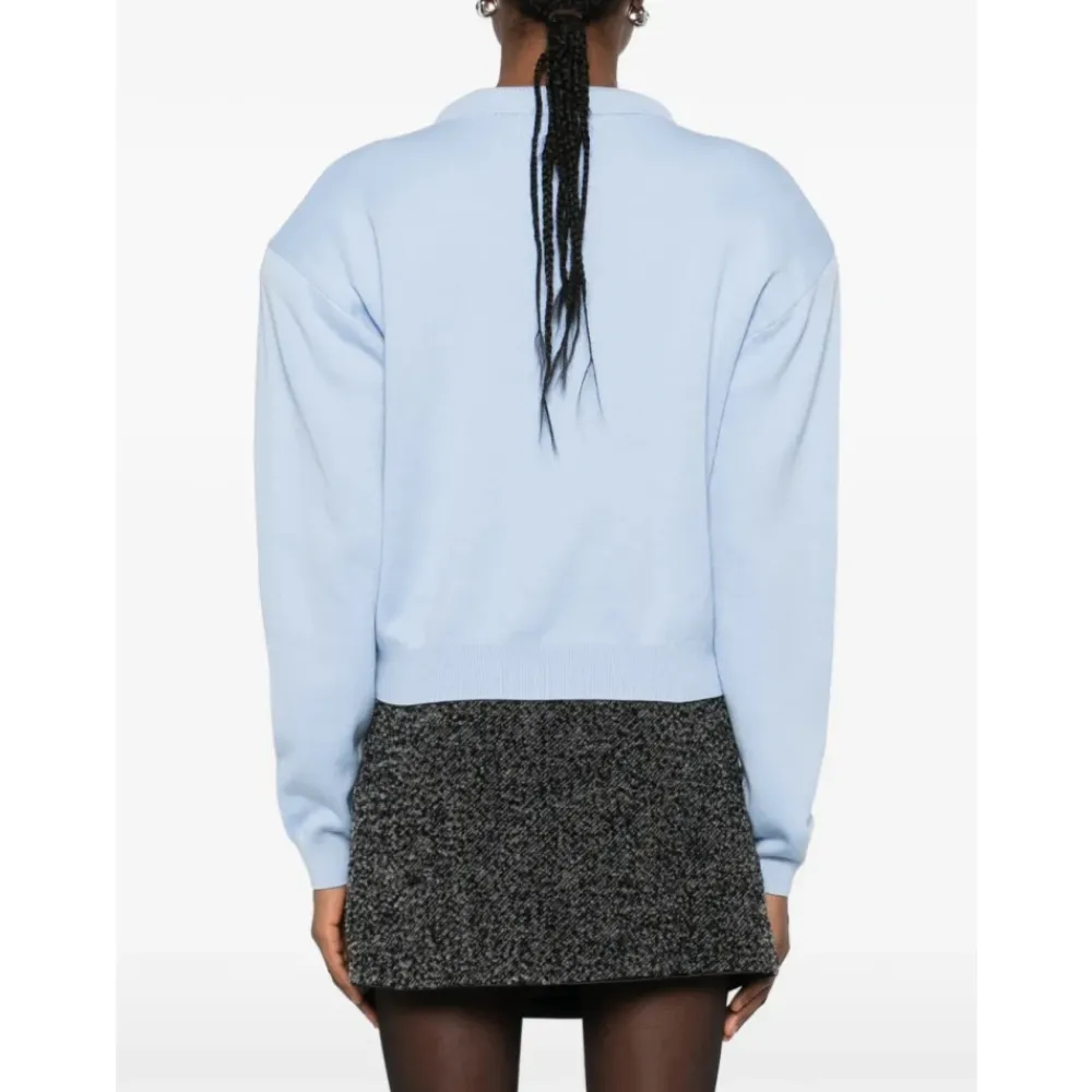 ROTATE Birger Christensen Striktrøjer & Sweatere*Firm Knit Cardigan Blå