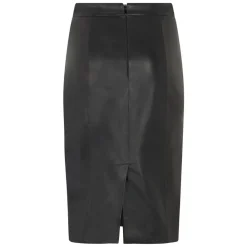 RED Valentino Nederdele*Fitted Lædernederdel Sort