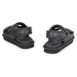 Bottega Veneta Sandaler*Flade sandaler med Torchon dekoration Grå