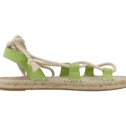 Yellow Sandaler*Flade sandaler til kvinder Grøn