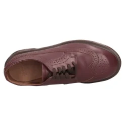 Dr. Martens Snøresko*Flade sko Bordeaux Rød