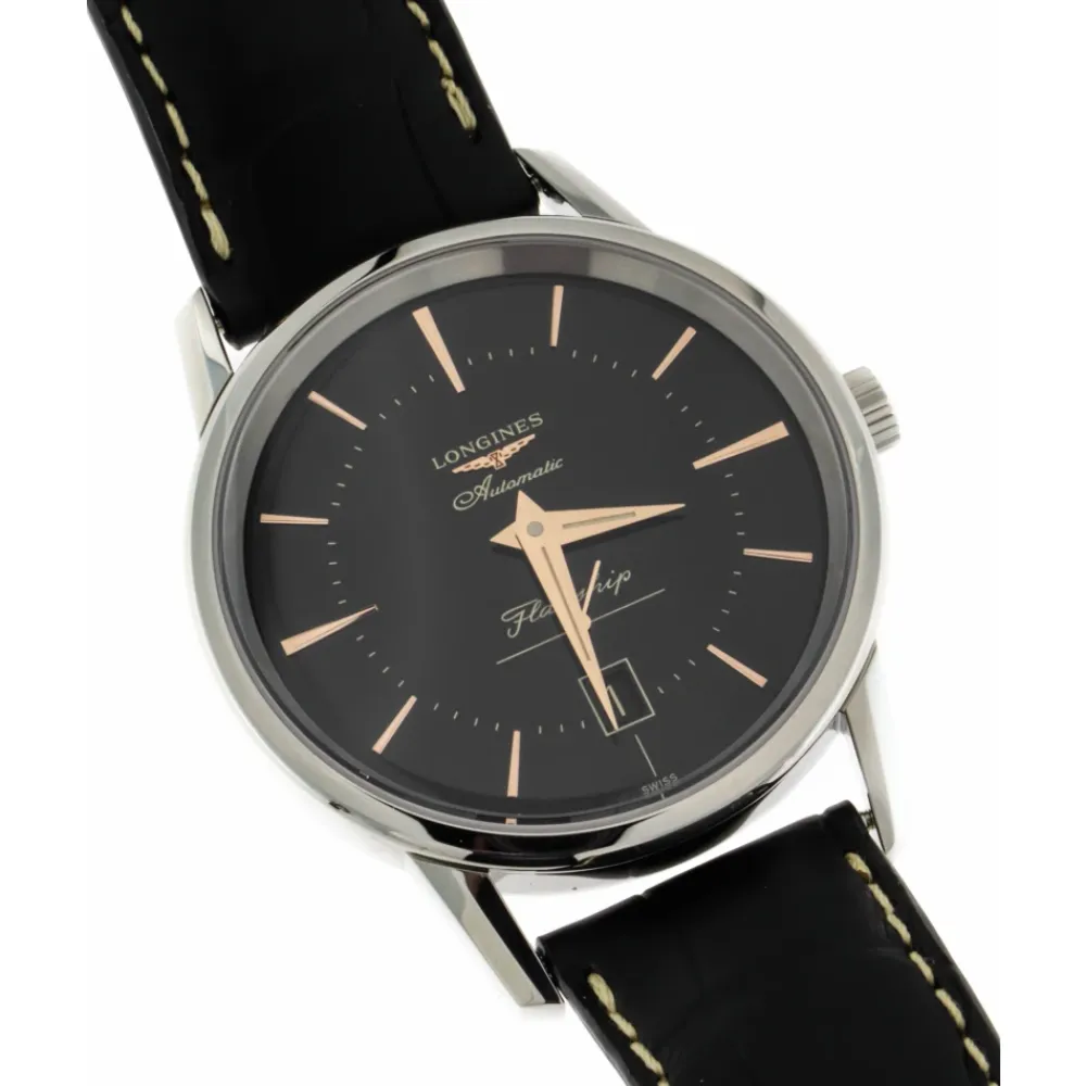 LONGINES Ure*Flagship Heritage Automatisk Ur Sort