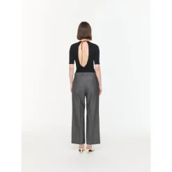 PLAN C Bukser*Flared Bukser Grå
