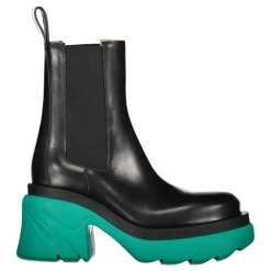 Bottega Veneta Chelsea Boots*Flash ankelstøvler med chunky sål Sort