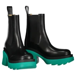 Bottega Veneta Chelsea Boots*Flash ankelstøvler med chunky sål Sort