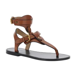 Isabel Marant Sandaler*Flat Sandal Brun