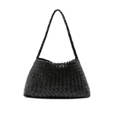 Dragon Diffusion Indkøbstasker*Flettet Læder Tote Taske Sort